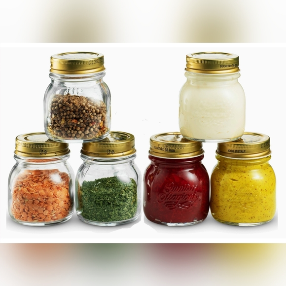 Kitchen Bormioli Rocco Quattro Stagioni Glass Mason Jars 5 Oz Poshmark